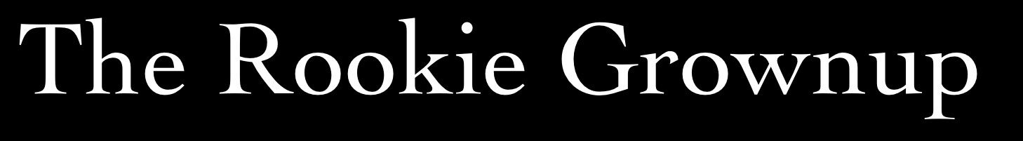 The Rookie Grownup Logo
